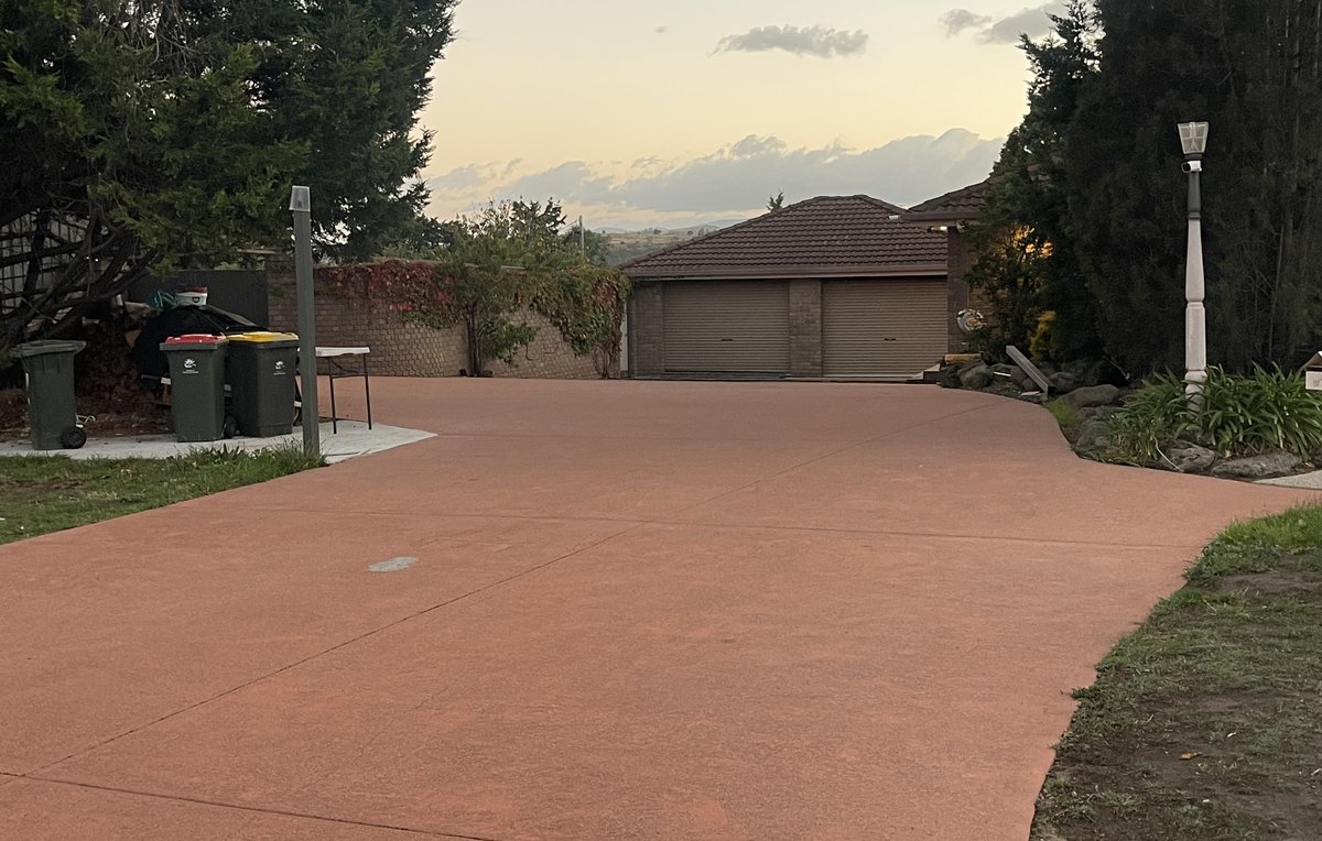 Before pressure washing